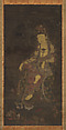 Water-moon Avalokiteshvara, Unidentified artist, Hanging scroll; ink and color on silk, Korea