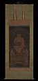 Amitabha triad, Unidentified artist, Hanging scroll; ink, color and gold on silk, Korea