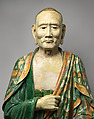 Arhat (Luohan), Stoneware with three-color glaze, China
