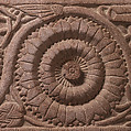 Two Lotuses, from the Bharhut Stupa, Red sandstone, India (Madhya Pradesh)