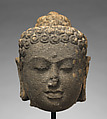Head of a Buddha, Andesite, Indonesia (Java)