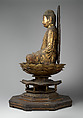 Amida, the Buddha of Limitless Light, Wood with lacquer, gold leaf, and color, Japan