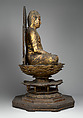 Amida, the Buddha of Limitless Light, Wood with lacquer, gold leaf, and color, Japan