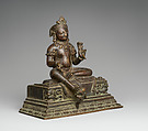 The Bodhisattva Manjushri as a Youth, Copper alloy, Nepal, Kathmandu Valley