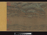 Fisherman's Lodge At Mount Xisai, Li Jie (Chinese, 1124– before 1197), Handscroll; ink and color on silk, China