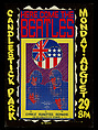 The Beatles at Candlestick Park, San Francisco, CA, Wes Wilson, Paper