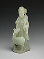 Fairy with a deer, Jade (nephrite), China