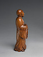 Arhat holding a shoe, Bamboo, China