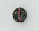 Strap Crossing with Crouching Bear, Silver, North China