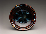 Bowl (Hachi), Munakata Ryoichi VII (Japanese, born 1933), Stoneware with iron brown, blue, and white glaze, Japan