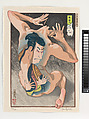 “Sharaku’s Caricatures,” from the series: A Hundred Shades of Ink of Edo, Paul Binnie Scottish, Woodblock print; ink, color, on paper; large vertical ōban, Japan