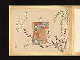 Painting Album of Sublime Talent, Various artists, Album of twelve leaves; ink and color on silk, Japan