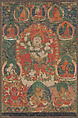 White Mahakala, Distemper on cotton, Tibet