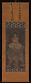 The Bodhisattva Monju (Manjushri) with Five Topknots, Unidentified Artist, Japanese, Hanging scroll; ink, color, and gold on silk, Japan