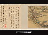 Portrait of Shaoyu in the guise of Liu Ling, unidentified artist  , active late 18th–early 19th century, Handscroll; ink and color on silk, China