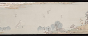 The Virtuous Being, Hao Liang (Chinese, born 1983), Handscroll; ink and color on silk, plus research materials of mixed media, China