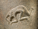 Shiva Emerging from the Linga (Lingodbhavamurti), Gray stone, India