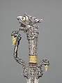 Sword and scabbard (Sinhalese: kasthane), Silver, gold, iron, wood, and gemstones, Sri Lanka