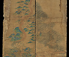 Map of China, Unidentified artist Chinese, Eight hanging scrolls; ink and color on silk, China