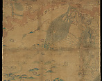 Map of China, Unidentified artist Chinese, Eight hanging scrolls; ink and color on silk, China