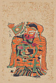 New Year Picture of Robed General (paired with CP368, right), Unidentified artist(s), Chinese, early 20th century, Polychrome woodblock print; ink and color on paper, China