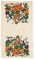 New Year Picture of Five Children Striving for Top Prize of Civil Service Examinations, Unidentified artist(s) , Chinese, early 20th century, Polychrome woodblock print; ink and color on paper, China