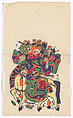 New Year Picture of Door God Qin Qiong (paired with CP449, right), Unidentified artist(s) , early 20th century, Polychrome woodblock print; ink and color on paper, China