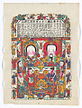New Year Picture of the Kitchen Gods, Husband and Wife, Unidentified artist(s), early 20th century, Woodblock print; ink and color on paper, China