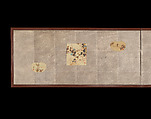 Folding Screen for Tea Ceremony with Six Bird-and-Flower Paintings, In the style of Shibata Zeshin (Japanese, 1807–1891), Two-panel folding screen; lacquer, color, and silver on paper, Japan
