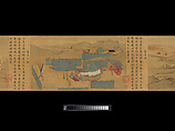 Eighteen Songs of a Nomad Flute: The Story of Lady Wenji, Unidentified artist Chinese, early 15th century, Handscroll; ink, color, and gold on silk, China