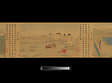 Eighteen Songs of a Nomad Flute: The Story of Lady Wenji, Unidentified artist Chinese, early 15th century, Handscroll; ink, color, and gold on silk, China