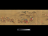 Eighteen Songs of a Nomad Flute: The Story of Lady Wenji, Unidentified artist Chinese, early 15th century, Handscroll; ink, color, and gold on silk, China