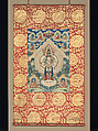 Eleven-headed bodhisattva Guanyin, Silk and metal thread embroidery, China