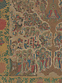 Thousand-Armed, Thousand-Eyed Guanyin, Zhou Bangzhang (Chinese, active early 17th century), Hanging scroll; ink and color on silk with painted border, China
