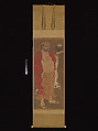 Luohan, Unidentified artist, Hanging scroll; ink and color on silk, China