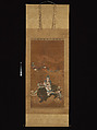 Guanyin the Bringer of Sons, Unidentified artist  , late 16th century, Hanging scroll; ink, color, and gold on silk, China