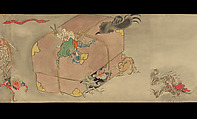Copy of Night Parade of One Hundred Demons from the Shinjuan Collection, Mochizuki Gyokusen (Japanese, 1692–1755), Handscroll; ink and color on paper, Japan