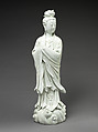 White-Robed Guanyin, Porcelain with white glaze (Dehua ware), China