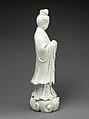 White-Robed Guanyin, Porcelain with white glaze (Dehua ware), China