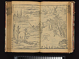 The Water Margin: Wang Qing Crossing the River, Woodblock-printed book; ink on paper, China