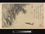 Fisherman, Wu Zhen (Chinese, 1280–1354), Handscroll; ink on paper, China