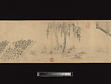 Odes of the State of Bin, Unidentified artist, Handscroll; ink on paper, China