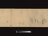Odes of the State of Bin, Unidentified artist, Handscroll; ink on paper, China