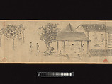 Odes of the State of Bin, Unidentified artist, Handscroll; ink on paper, China