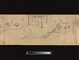 Odes of the State of Bin, Unidentified artist, Handscroll; ink on paper, China