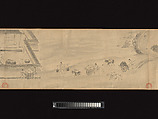 Odes of the State of Bin, Unidentified artist, Handscroll; ink on paper, China