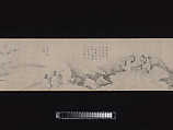 Liu Chen and Ruan Zhao Entering the Tiantai Mountains, Zhao Cangyun (Chinese, active late 13th–early 14th century), Handscroll; ink on paper, China