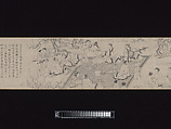 Liu Chen and Ruan Zhao Entering the Tiantai Mountains, Zhao Cangyun (Chinese, active late 13th–early 14th century), Handscroll; ink on paper, China