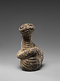 Tomb Figure of Serpent, Grey earthenware with pigment, China