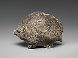 Tomb Figure of Porcupine, Grey earthenware with pigment, China